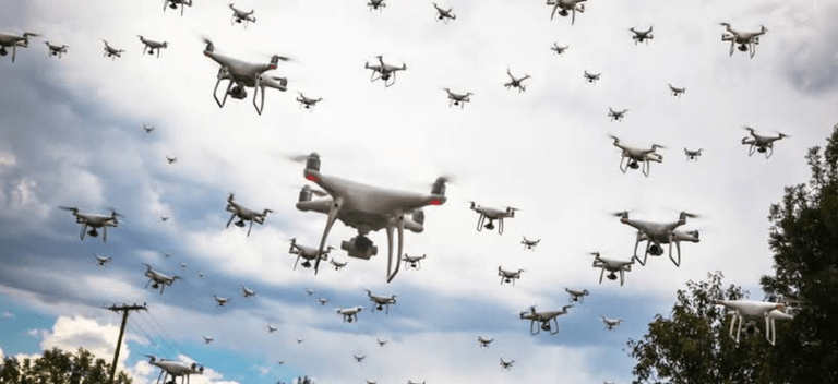 New Drone Swarm the Next weapon for Mass Destruction?