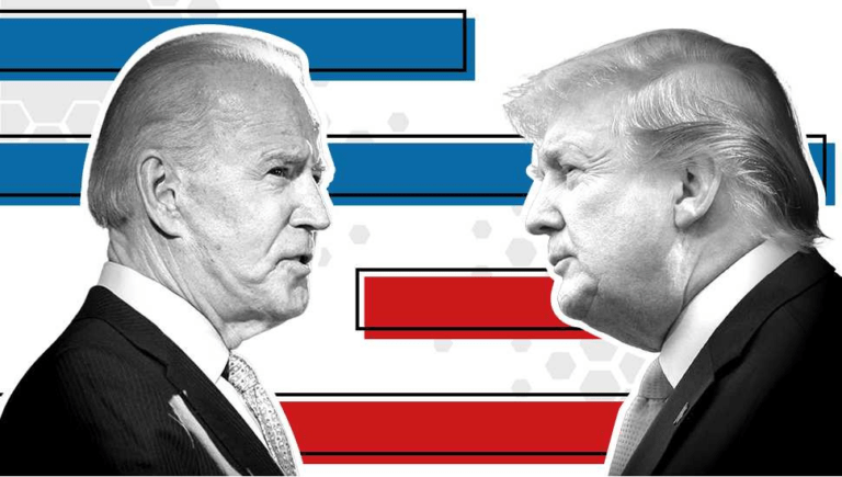 Biden and Trump rally voters on the eve of poll