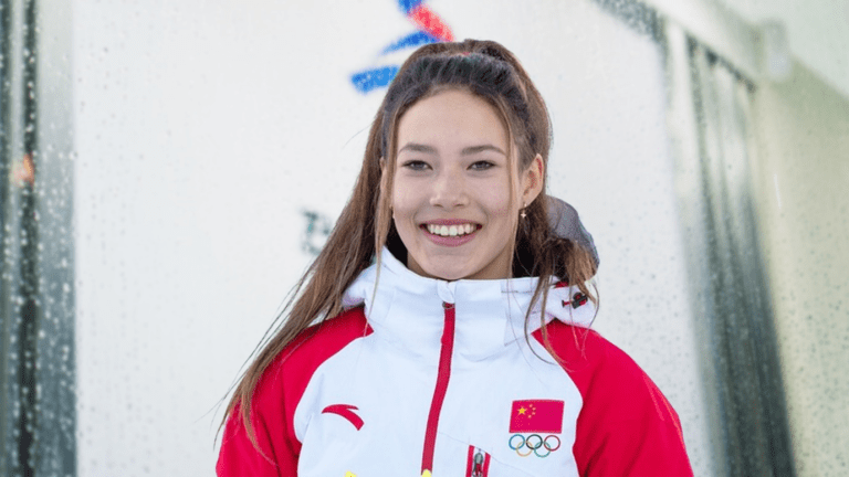 In the women’s freeski halfpipe, Eileen Gu wins her second Olympic gold