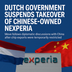 Dutch Government Suspends Takeover of Chinese-Owned Nexperia