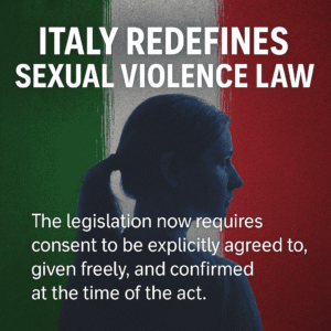 explicit consent sexual violence law in Italy