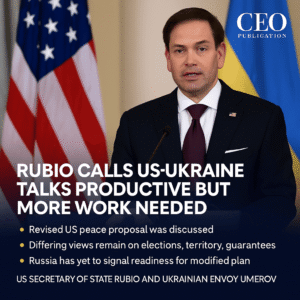 Rubio calls US-Ukraine talks productive but more work needed
