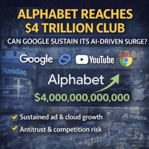 Alphabet reaches $4 trillion club