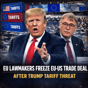 EU lawmakers freeze EU-US trade deal