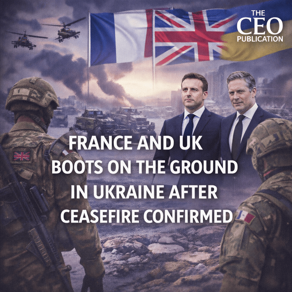 France and UK Boots on the Ground in Ukraine After Ceasefire